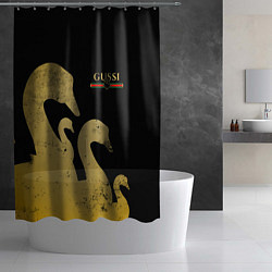 Шторка для душа GUSSI: Gold Edition, цвет: 3D-принт — фото 2