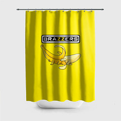 Шторка для душа Brazzers: Yellow Banana, цвет: 3D-принт