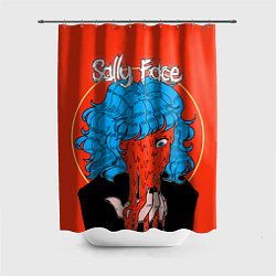 Шторка для душа Sally Face: Bloody Horror, цвет: 3D-принт