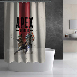 Шторка для душа Apex Legends, цвет: 3D-принт — фото 2