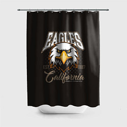Шторка для душа Eagles California, цвет: 3D-принт