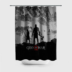 Шторка для душа God of War: Grey Day, цвет: 3D-принт