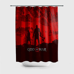 Шторка для душа God of War: Blood Day, цвет: 3D-принт