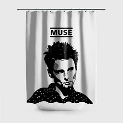 Шторка для душа Muse british rock band, цвет: 3D-принт