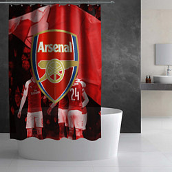 Шторка для душа Arsenal, цвет: 3D-принт — фото 2