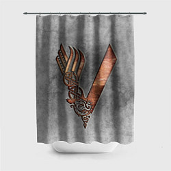 Шторка для душа Vikings, цвет: 3D-принт