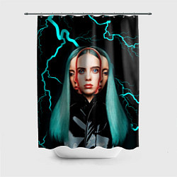 Шторка для душа BILLIE EILISH, цвет: 3D-принт