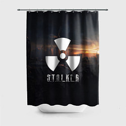 Шторка для душа STALKER, цвет: 3D-принт