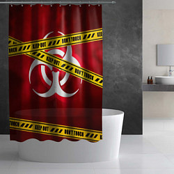 Шторка для душа Вирус, цвет: 3D-принт — фото 2