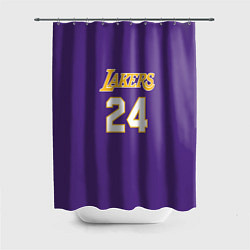 Шторка для душа Los Angeles Lakers Kobe Brya, цвет: 3D-принт