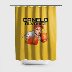Шторка для душа Canelo Alvarez, цвет: 3D-принт