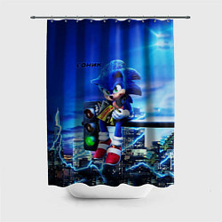 Шторка для душа SONIC, цвет: 3D-принт