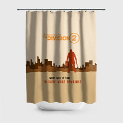 Шторка для душа Tom Clancy's The Division 2, цвет: 3D-принт