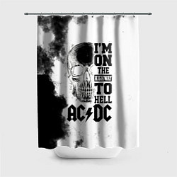 Шторка для душа I'm on the highway to hell ACDC, цвет: 3D-принт