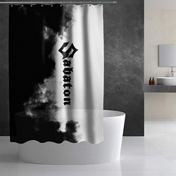 Шторка для душа Sabaton, цвет: 3D-принт — фото 2