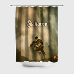 Шторка для душа Sabaton, цвет: 3D-принт