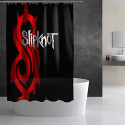 Шторка для душа Slipknot 7, цвет: 3D-принт — фото 2