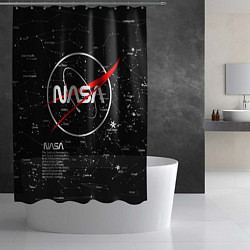 Шторка для душа NASA, цвет: 3D-принт — фото 2