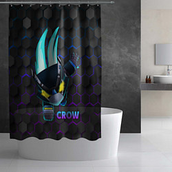 Шторка для душа Brawl Stars CROW, цвет: 3D-принт — фото 2