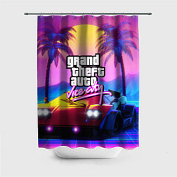 Шторка для душа GTA 2020, цвет: 3D-принт