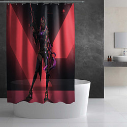 Шторка для душа Lover of Reyna, цвет: 3D-принт — фото 2
