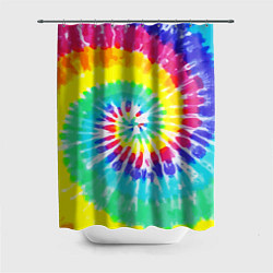 Шторка для душа TIE-DYE СТЕНА, цвет: 3D-принт