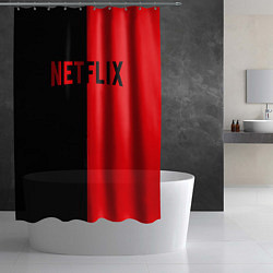 Шторка для душа NETFLIX, цвет: 3D-принт — фото 2