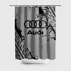 Шторка для душа AUDI АУДИ, цвет: 3D-принт