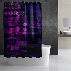 Шторка для душа Purple-Wall, цвет: 3D-принт — фото 2