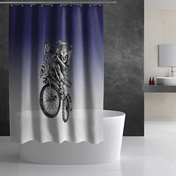 Шторка для душа BMX, цвет: 3D-принт — фото 2