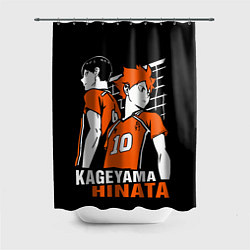 Шторка для душа Haikyuu Hinata Kageyama, цвет: 3D-принт