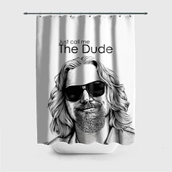 Шторка для душа Just call me the Dude, цвет: 3D-принт