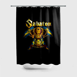 Шторка для душа Carolus Rex - Sabaton, цвет: 3D-принт