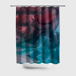 Шторка для душа Туманная вода, цвет: 3D-принт