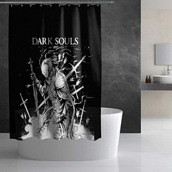 Шторка для душа Dark Souls, The Ashen One, цвет: 3D-принт — фото 2