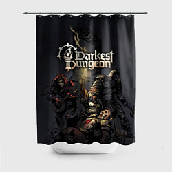 Шторка для душа Darkest Dungeon Темнейшее подземелье, цвет: 3D-принт