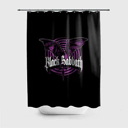 Шторка для душа Black Sabbat Bat, цвет: 3D-принт