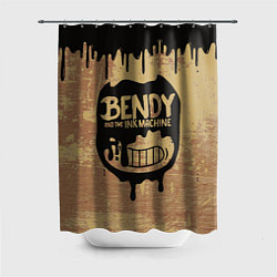 Шторка для душа ЧЕРНЫЙ БЕНДИ BENDY AND THE INK MACHINE, цвет: 3D-принт