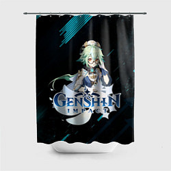Шторка для душа Genshin Impact, цвет: 3D-принт