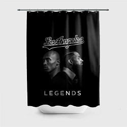 Шторка для душа Los Angeles Legends Легенды Лос-Анджлелеса, цвет: 3D-принт