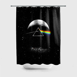 Шторка для душа PINK FLOYD LOGO ПИНК ФЛОЙД ЗВЕЗДЫ, цвет: 3D-принт