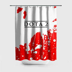 Шторка для душа DOTA 2 Краски, цвет: 3D-принт