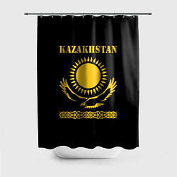 Шторка для душа KAZAKHSTAN Казахстан, цвет: 3D-принт