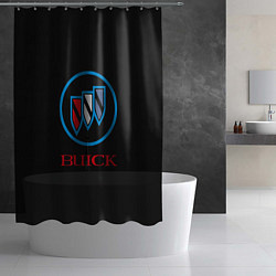 Шторка для душа Buick Emblem Logo, цвет: 3D-принт — фото 2