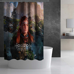 Шторка для душа Horizon Forbidden West Элой, цвет: 3D-принт — фото 2