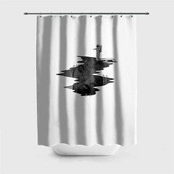 Шторка для душа Шаг в бесконечную бездну, цвет: 3D-принт