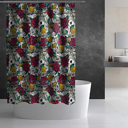 Шторка для душа Счастливчик Lucky, цвет: 3D-принт — фото 2