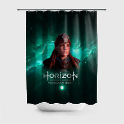 Шторка для душа Aloy - Элой Horizon Forbidden West, цвет: 3D-принт