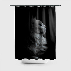 Шторка для душа Кошатникам, цвет: 3D-принт