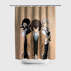 Шторка для душа Великий из бродячих псов, Дазай Осаму, Ацуши Накад, цвет: 3D-принт